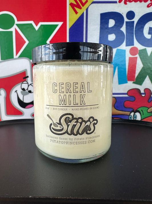 Stirs Cereal Milk Soy Candle