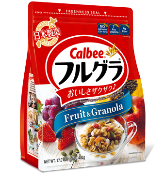 Calbee- Fruit & Granola, Original, 17 oz, bag