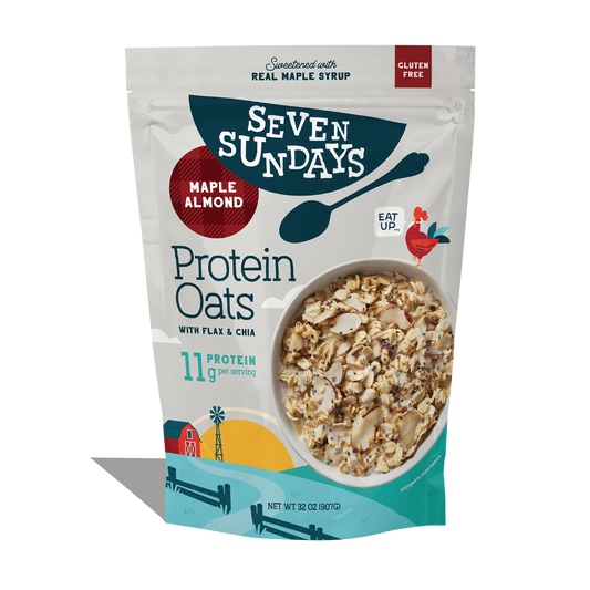Seven Sundays Maple Almond Protein Oats - 16oz