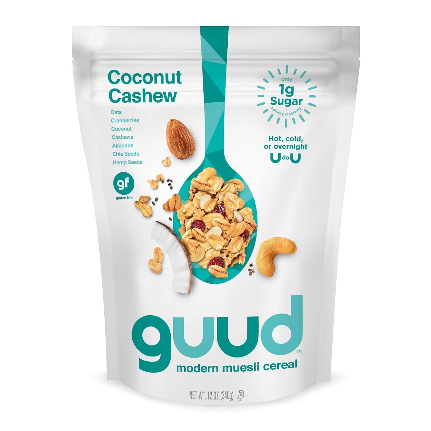 GUUD Modern Muesli - Coconut Cashew Gluten Free Muesli, 12.00 oz, 1 bag