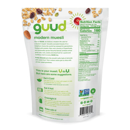 GUUD Modern Muesli - Fruity Almond Gluten Free Muesli, 12.00 oz, 1 bag
