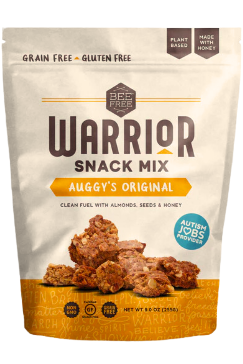 Warrior Snack Mix- "Auggy's Original WARRIOR MIX", Original Warrior Mix By Top Of Island, 9 oz bag