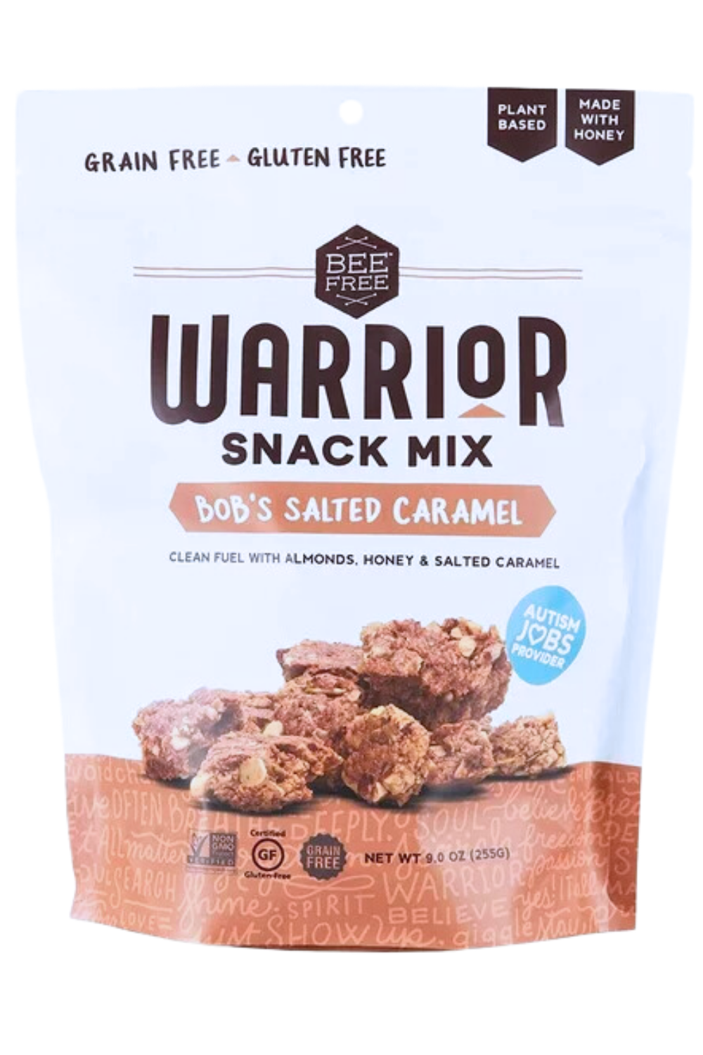 Warrior Snack Mix- "Bob's Salted Caramel" WARRIOR MIX, Salted Caramel Warrior mix by Top Of Island, 9 oz, bag
