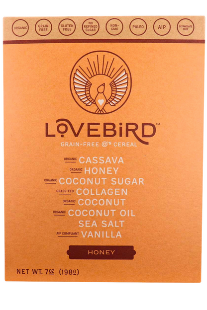 Lovebird Cereal - Honey, Honey, 7.0 oz Box