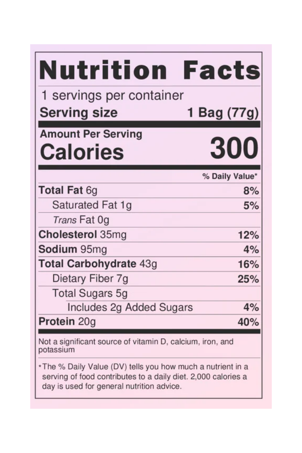 ONO Protein Overnight Oats- "Berry Pancakes", Single Serving, 2.72 oz packet.