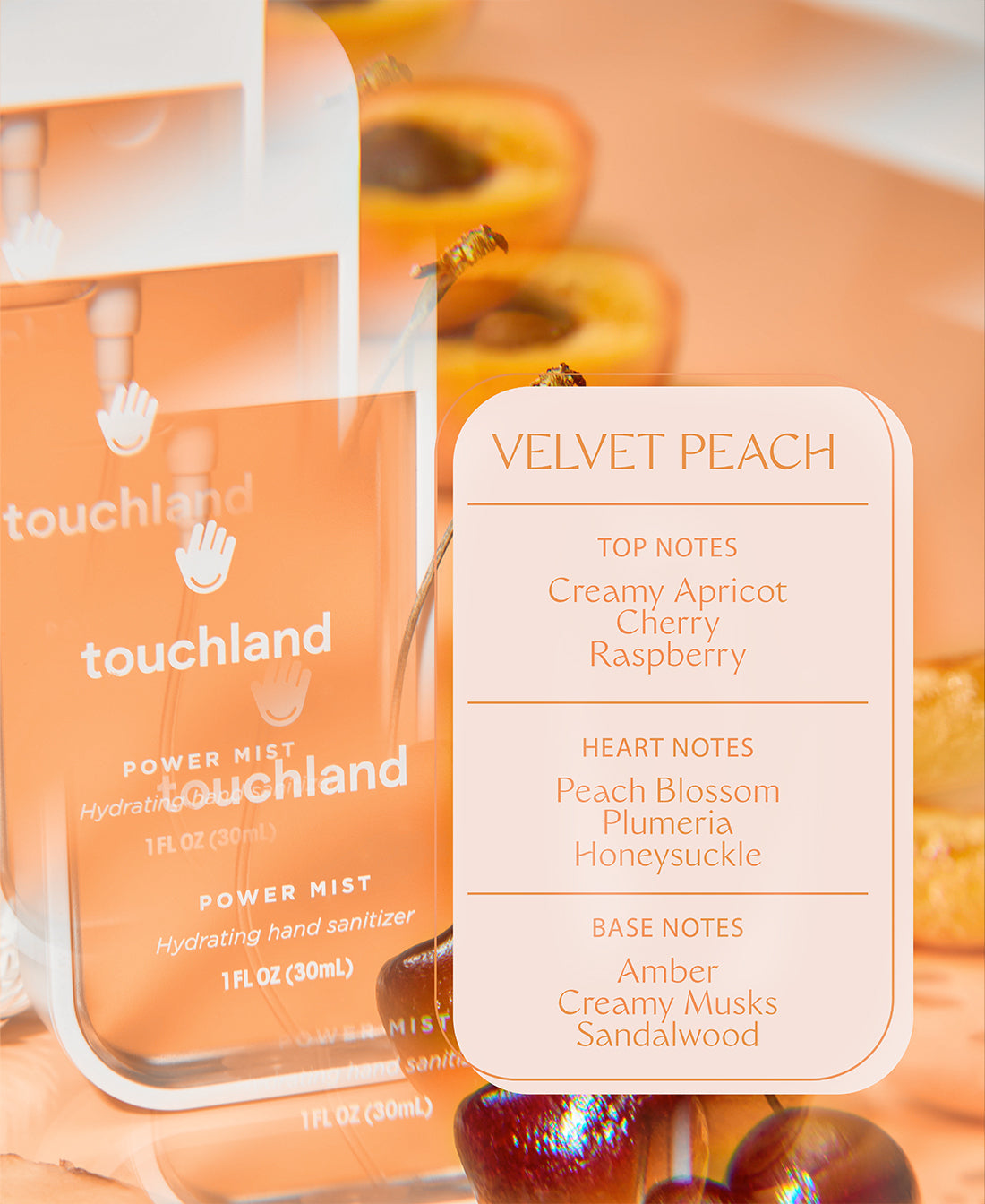 Touchland Power Mist Velvet Peach ( Case not included )