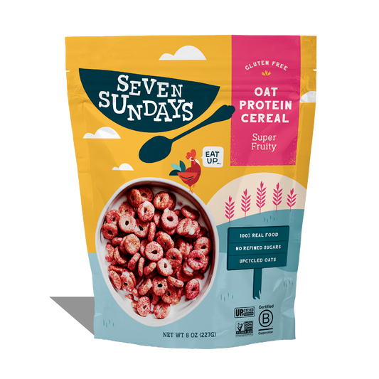 Seven Sundays Super Fruity, Oat Protein Cereal - 8oz