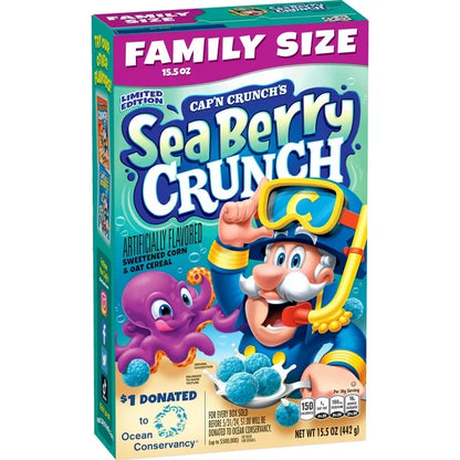 Cap'n Crunch Sea Berry Crunch 15.5 Oz