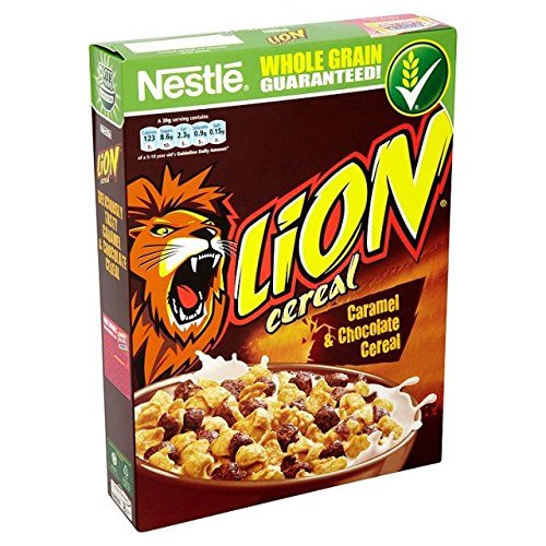 Nestle- Lion Cereal, Caramel & Chocolate, 16.00 oz, box