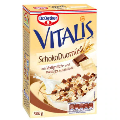 Dr. Oetker Vitalis- "Schoko Muesli Duo"- Cereal, Original, 500 grams, box