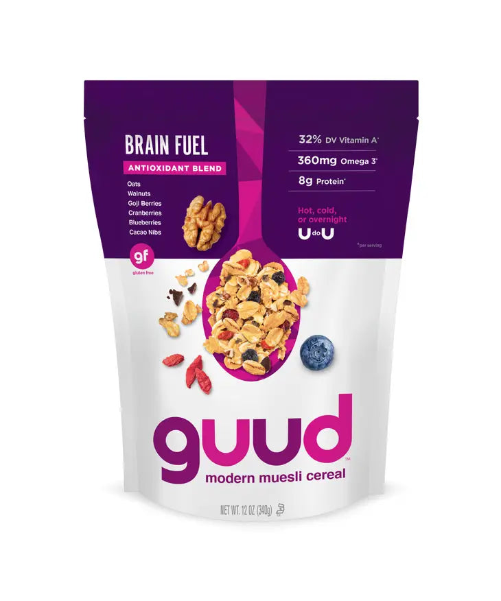 GUUD Modern Muesli - Brain Fuel Gluten Free Muesli, Brain Fuel, 12.00 oz, bag