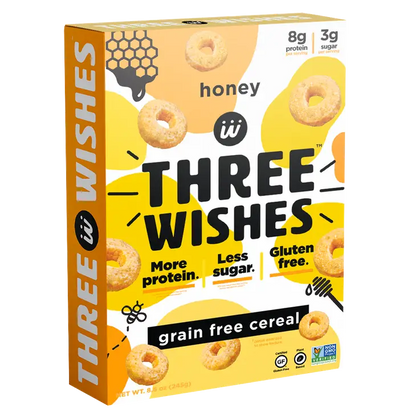 Three Wishes- "Honey Grain" Free, Honey Gluten Free, 8.6 oz box